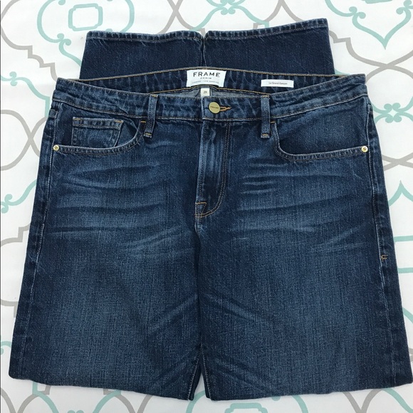 Frame Denim Denim - 💙👖FRAME DENIM👖💙29 7/8 27” BOYFRIEND DARK ANKLE